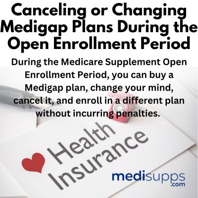 Canceling or Changing Medigap Plans During the Open Enrollment Period