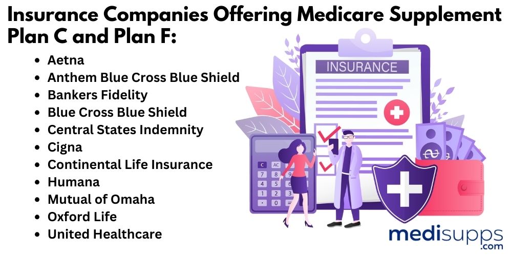 What Insurance Companies Offer Medicare Supplement Plan C and Plan F